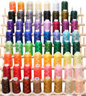 50 Cones Premium 1100yrd Each Of Polyester Embroidery Threads Compatible Brother