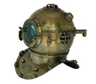 Vintage Divers Helmetantique Diving Helmet  Us Navy Anchor Engg  Deep Sea Marine