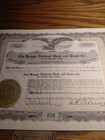6 Briggs National Bank And Trust Co   clyde N y   Stock Certificates