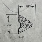 K66 black  Fastspeed Rubber Bumpers Pool Table Rail Cushions  set Of 6  - 9 Foot