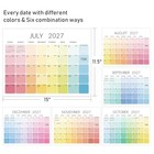 2027 Wall Calendar - 12 Months Wall Calendar From Jan  2027 - Dec  2027 With