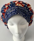Patriotic Medium Scrub Cap Medical Bouffant Surgery Hat Chef Dental Veterinarian