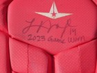 Logan O hoppe Los Angeles Angels Game Worn Used Signed All-star Chest Protector