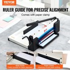 Vevor Paper Cutter 12  A4 Guillotine Paper Trimmer 400 Sheet Capacity Metal Base