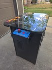 New Ms Pacman Galaga Pub Table Top Video Arcade Game W stools - Free Shipping 