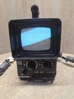 Vintage 1976 Panasonic Solid State Portable Tv 5  Tr-555 W power Adaptor