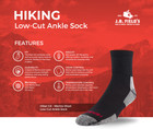 J b  Field s Hiking  hiker Gx  74  Merino Wool Low-cut Sock