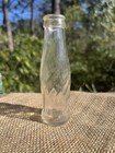 Vintage Tiny Miniature  4    Bottle Swirls Embossed Up    Around