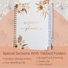 Zicoto Boho Wedding Planner   Organizer Book Engagement Gift 9  X 11 