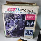 Vtg Coleman Focus 5 Radiant Propane Heater 3500-5000btu 5440-701 Camping Outdoor