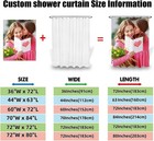 Custom Photo Shower Curtains Personalized Custom Image Shower Curtain Decor 