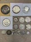 World Silver Coin Lot  Sold Below Melt  Francs  Marks  Shillings  Dimes   More