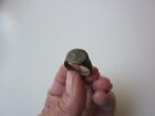 Very Rare Ancient Roman Engraved Bronze Legionary Ring  Ii - Iv Ad 