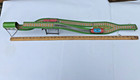 Vintage Wind Up Toy Tin Litho Train Set Rocky Mountain Express W Key