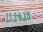 The Beach Boys John Stamos Nashville Ryman Auditorium Hatch Print Poster