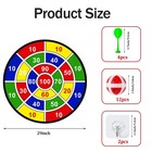 Large Dart Board Toys For Kids  29   Sticky Board W 12 Sticky Balls   4 Darts   