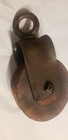 Antique Boat 1890 Maritime Block   Tackle Teak Nautical Rigging Rope Sail Pulley