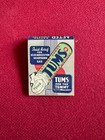 1940 s  Tums   un-used  Match Book  scarce   Vintage 