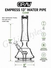 Grav   Empress Water Pipe  Glass Bong  Classy Elegant  High Functionality