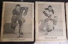 4 Rare 1955 Montreal Canadiens Newspaper Photos Beliveau Geoffrion Bouchard  