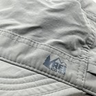 Rei Kids Army Cadet Style Hat 7y     14 Y With Neck Flap Uv Protection Gray