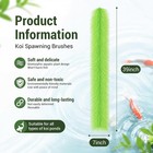 4   pack Koi Spawning Brushes 39   7   Stainless Steel Ring For Pond Aquarium