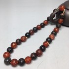 Rare Tibetan Buddhism Old Agate Dzi Mosaic Beads Prayer Totem Amulet Bracelet