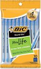 Bic Round Stic Ball Pens Stick Blue Medium Point 10 Count-pack  