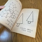 Vintage Landoll 1988 Christmas Jumbo Coloring And Activity Book Usa