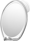 Fogless Shower Mirror With Suction Mount     Shaving Accessory In Chrome