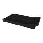 Black Velvet 18-slot Watch Display Tray Jewelry Organizer 14-3 4  X 8-1 4 