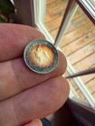 1900 Victoria Silver Threepence Au Rainbow Toned Great Britain 3 Pence