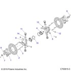 Polaris Knuckle  Front  Right  For Rzr Models  Genuine Oem - 5142026