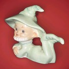 Elf Pixie Leprechaun Gnome Sprite Figurine Japan Mcm Kitsch Vintage Ceramic 