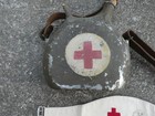 Ww1 Ww2 Original French Red Cross Arm Band   Canteen Ministere De La Guerre