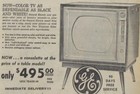 Vintage 1957 Ge General Electric Color Tv Television Newspaper Print Ad