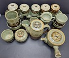 Soma Ware Somayaki Vintage Japanese Teapot 23 Piece Set Rare Made In Japan