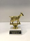 Trophy Wife Husband Uncle Aunt Son Goat Trophy Award  7  Free Custom Engraving