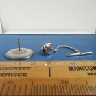 Nyc Subway Token Tie Tack   Lapel Pin - Repurposed Vintage New York City Coin
