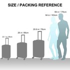 28  Travel Luggage Hardside Lightweight Suitcase With Spinner Wheels Tsa Lock