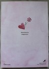 Vintage Happy Anniversary Unused Greeting Card Hearts