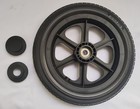 Wheelchair 12 Inch Rear Wheel 12 1 2 X 2 1 4 Replacement Wheels Solid Urethan   