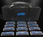 Easttop T008k-12 Diatonic Blues Harmonica Set Of 12 10holes Harp Mouth Organ Set