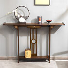 32   Classic Retro Style Console Sofa Table Wood Frame For Entryway Foyer Table