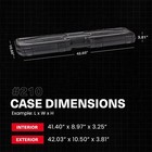 Tactical Rifle Case 42      Hard Shell  Convoluted Foam  Lock Ports  Tsa Safe