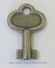 Rare Antique Eagle Lock 6 Lever Padlock Key Blank Eagle Barrel Key Blank 1800 s