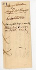 1842 Antique Legal Document Henry Rodden V Hugh Mckenna Chittenden Co Vt Court