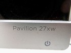 Hp Pavilion 27xw 27  Led Backlit Monitor - Silver white - No Power Supply
