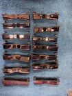 Vintage Ludwig Club Date Bowtie Lugs  Lot Of 12 Chrome