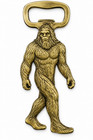 Sasquatch Bigfoot Bottle Opener - Antique Brass   Gold - 1 5  X 4 